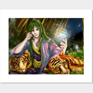 Fox human and Tigers Posters and Art